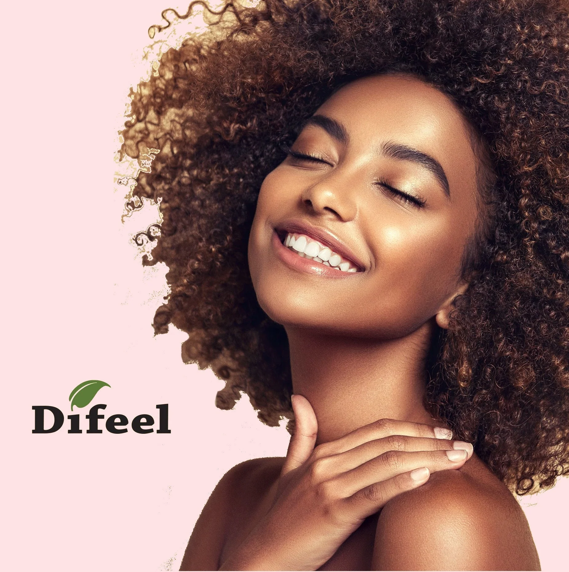 Difeel Biotin Growth and Curl Premium Hair Oil 7.1 oz. - Deluxe 2-PC Gift Set by difeel - find your natural beauty - Image 6