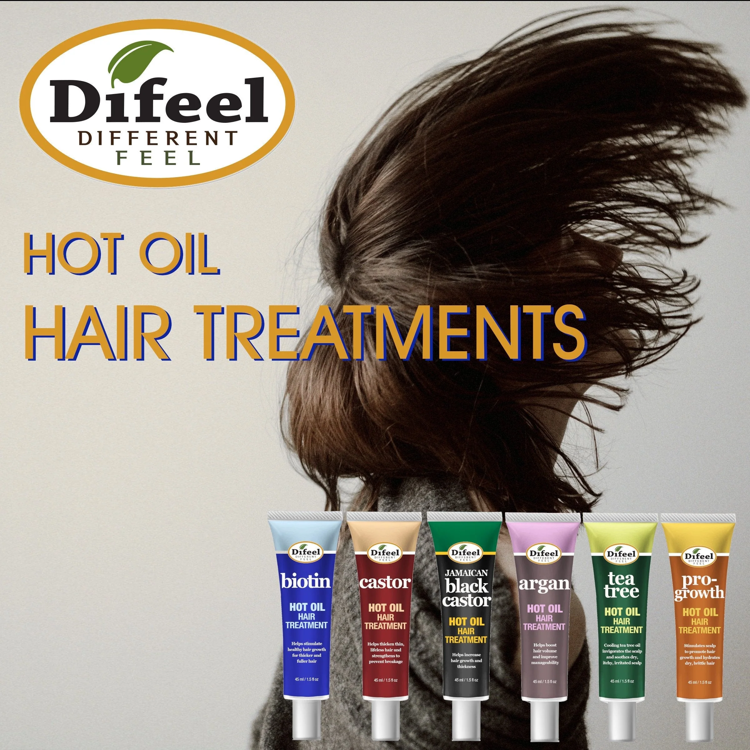 Difeel Hot Oil Hair Treatment with Biotin 1.5 oz. by difeel - find your natural beauty - Image 7