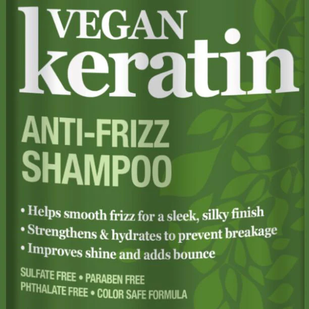Difeel Vegan Keratin Anti Frizz Shampoo 33.8 oz (Pack of 2) by difeel - find your natural beauty - Image 2