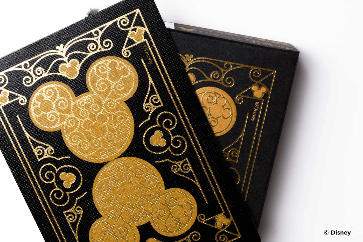 Disney Mickey Mouse inspired Black and Gold Playing Cards - Image 4