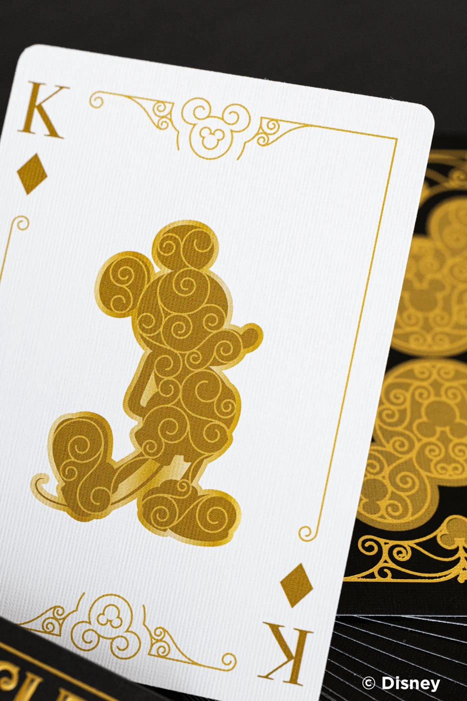 Disney Mickey Mouse inspired Black and Gold Playing Cards - Image 6