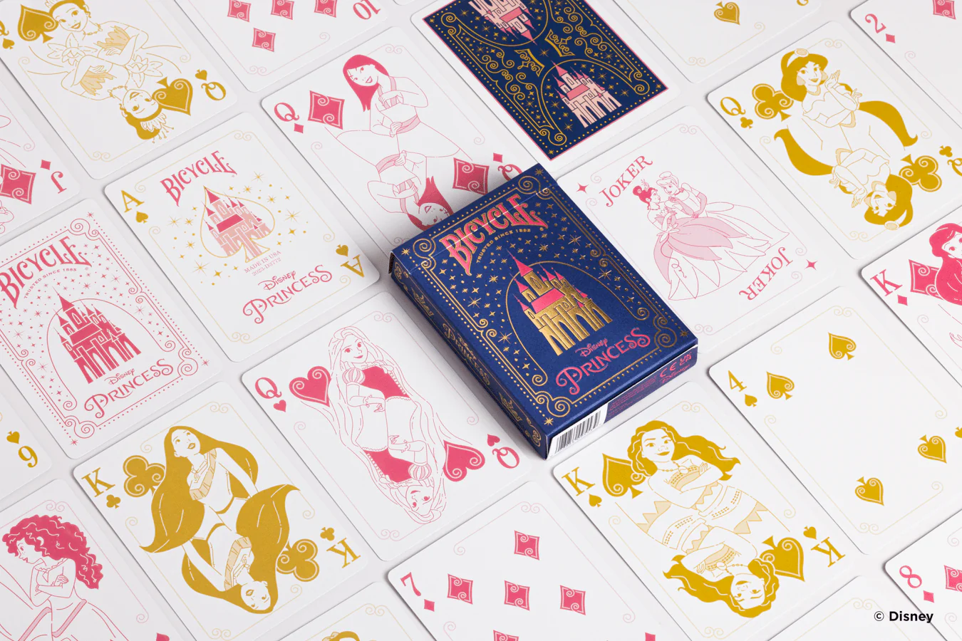 Disney Princess Inspired Playing Cards by Bicycle- Navy - Image 8