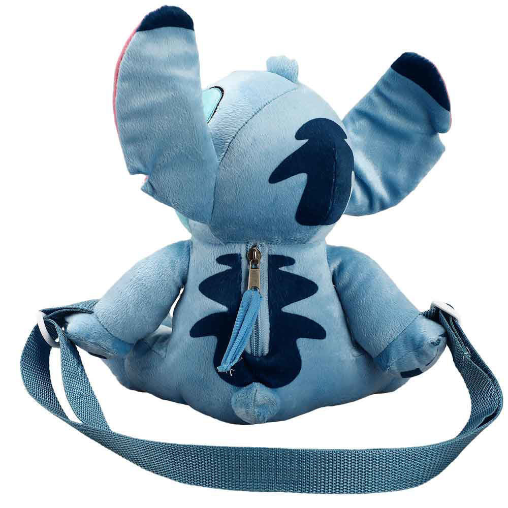Disney Stitch Stuffed Plush Cross Body Backpack - Image 4