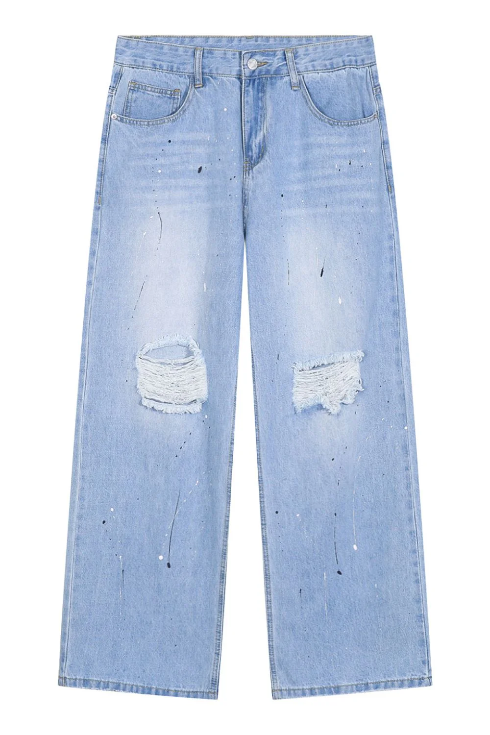 Distressed Jeans with Pockets - Image 5