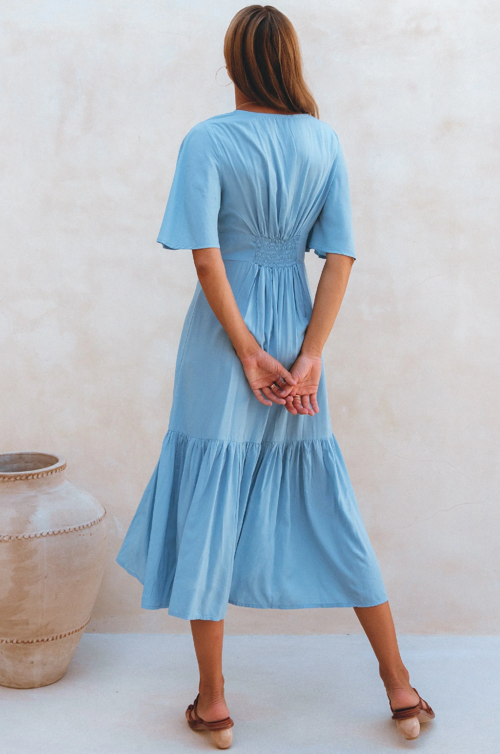 Donna Button Down Midi Dress by ELF - Image 16
