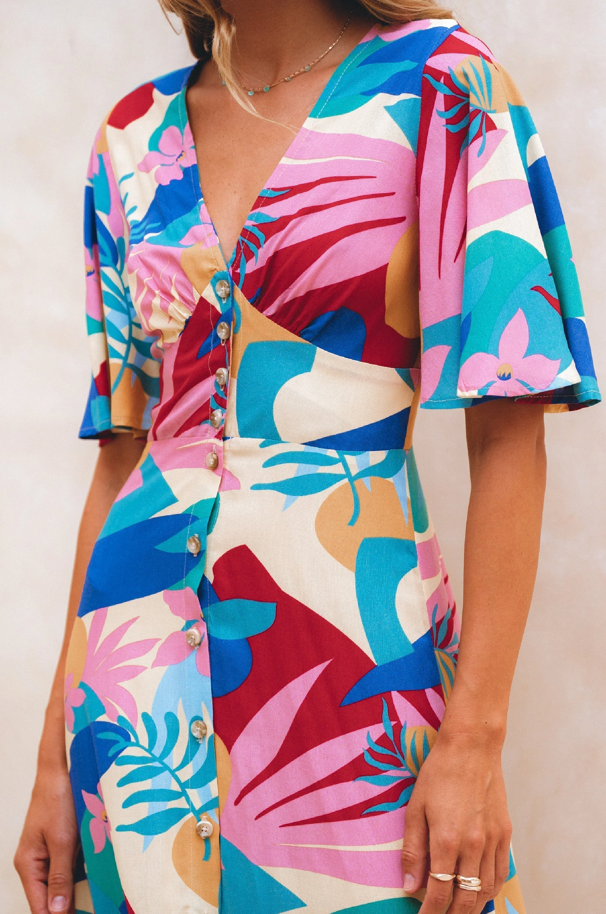 Donna Button Down Midi Dress by ELF - Image 29