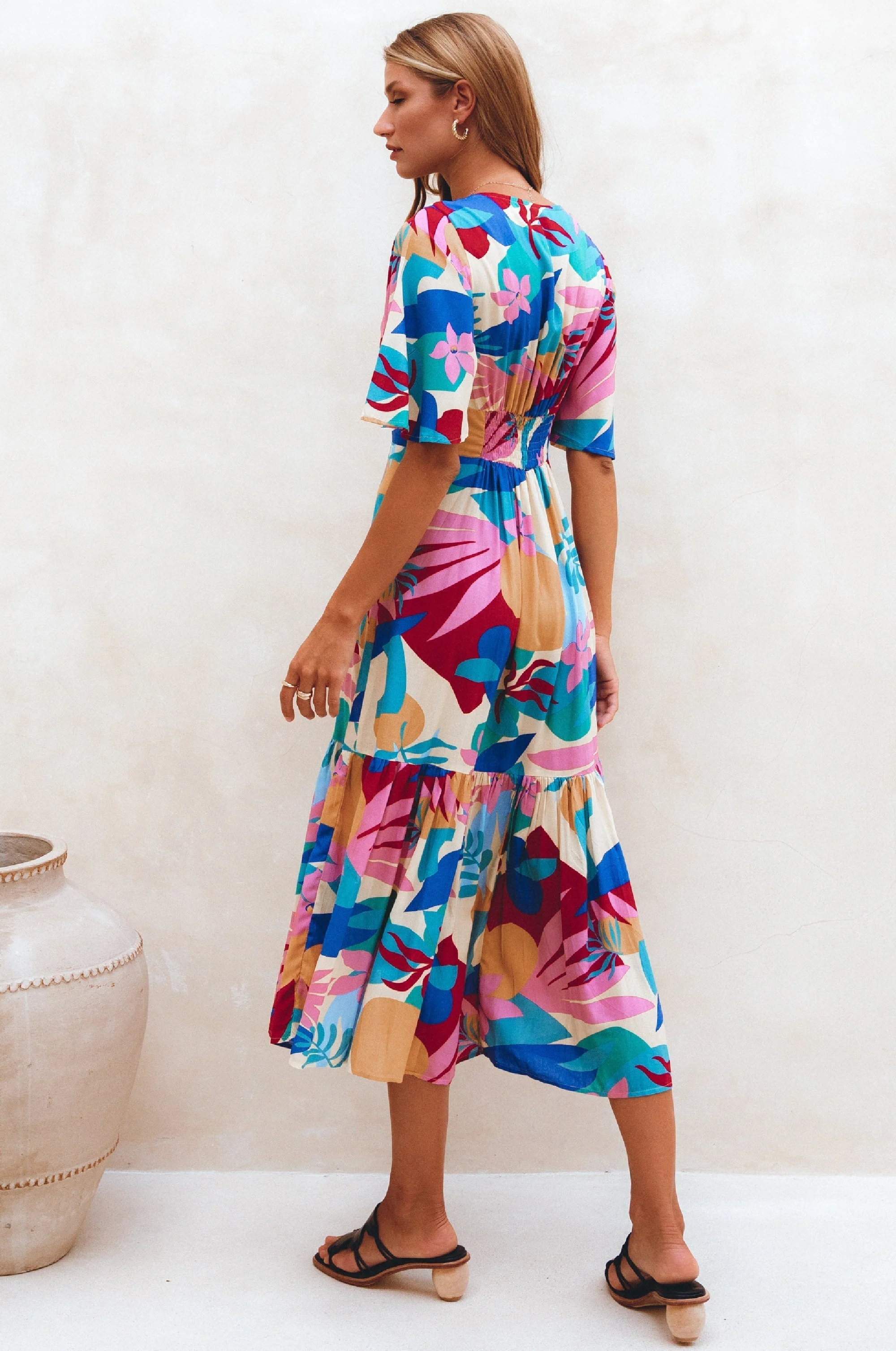 Donna Button Down Midi Dress by ELF - Image 32
