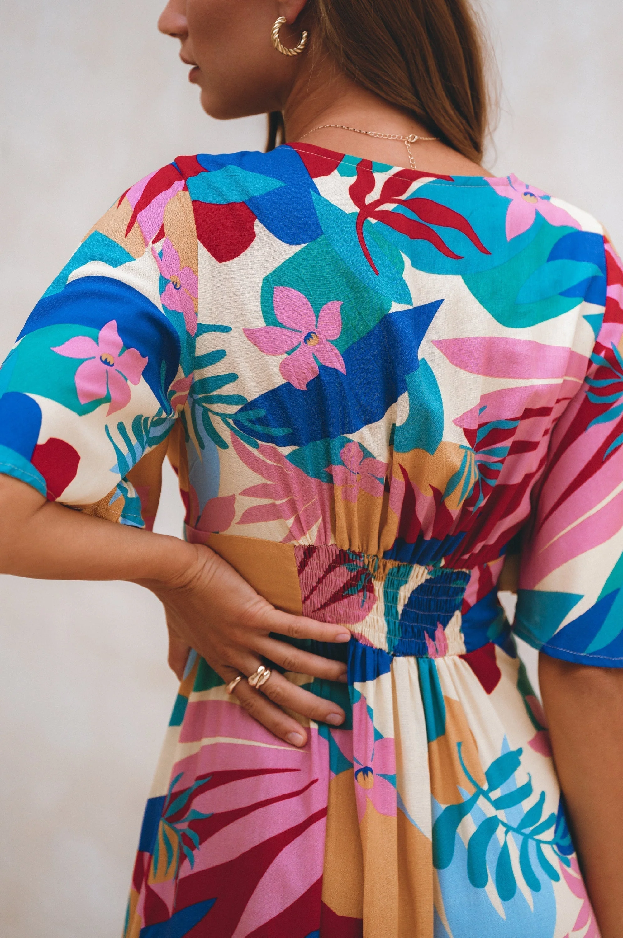 Donna Button Down Midi Dress by ELF - Image 33