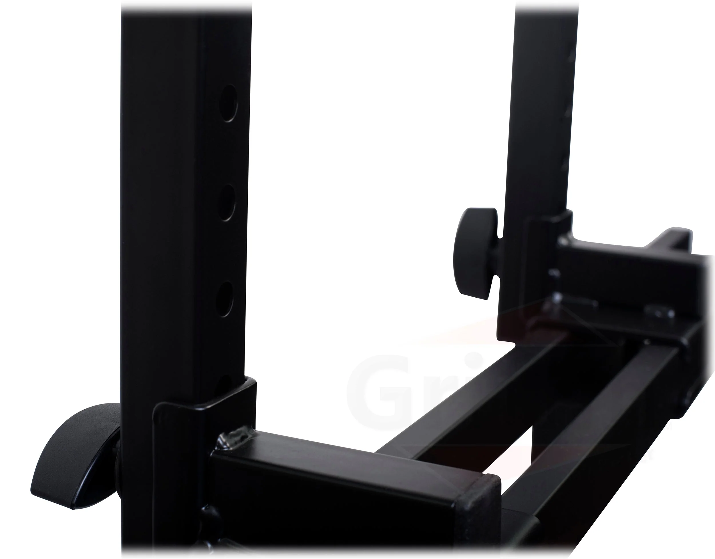 Double Piano Keyboard & Laptop Stand by GRIFFIN - 2 Tier/Dual Portable Studio Mixer Rack for Turntables, DJ Coffins, Speakers, Digital Music Gear by GeekStands.com - Image 4