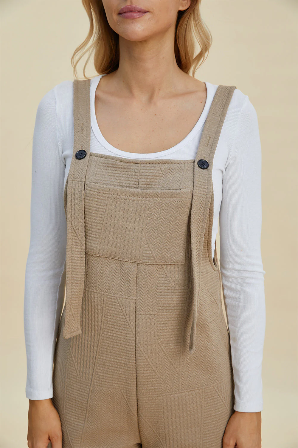 Double Take Full Size Texture Sleeveless Romper - Image 14