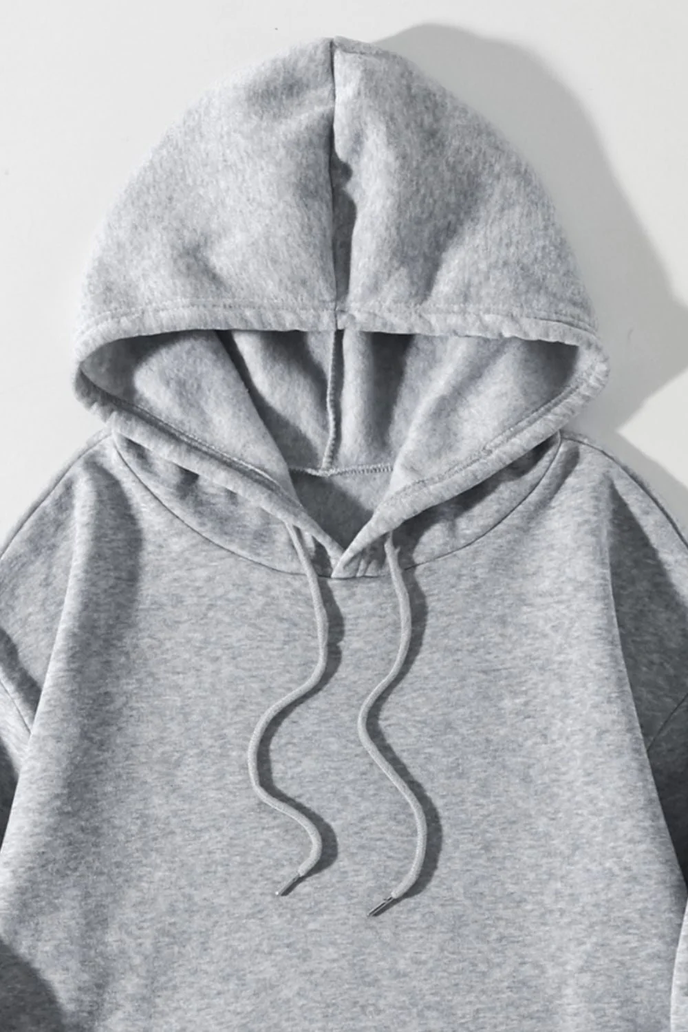 Drawstring Dropped Shoulder Hoodie - Image 25