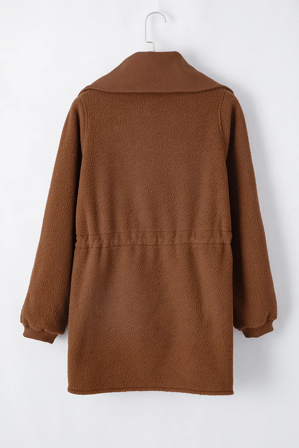 Drawstring Half Zip Long Sleeve Sweatshirt - Image 5