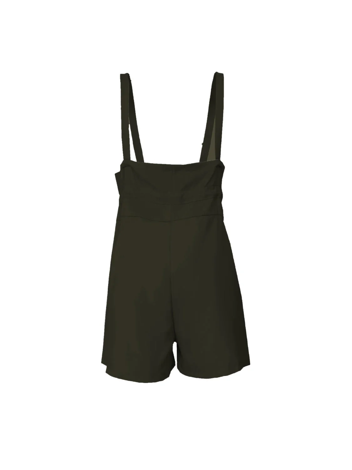 Drawstring Wide Strap Overalls with Pockets - Image 14