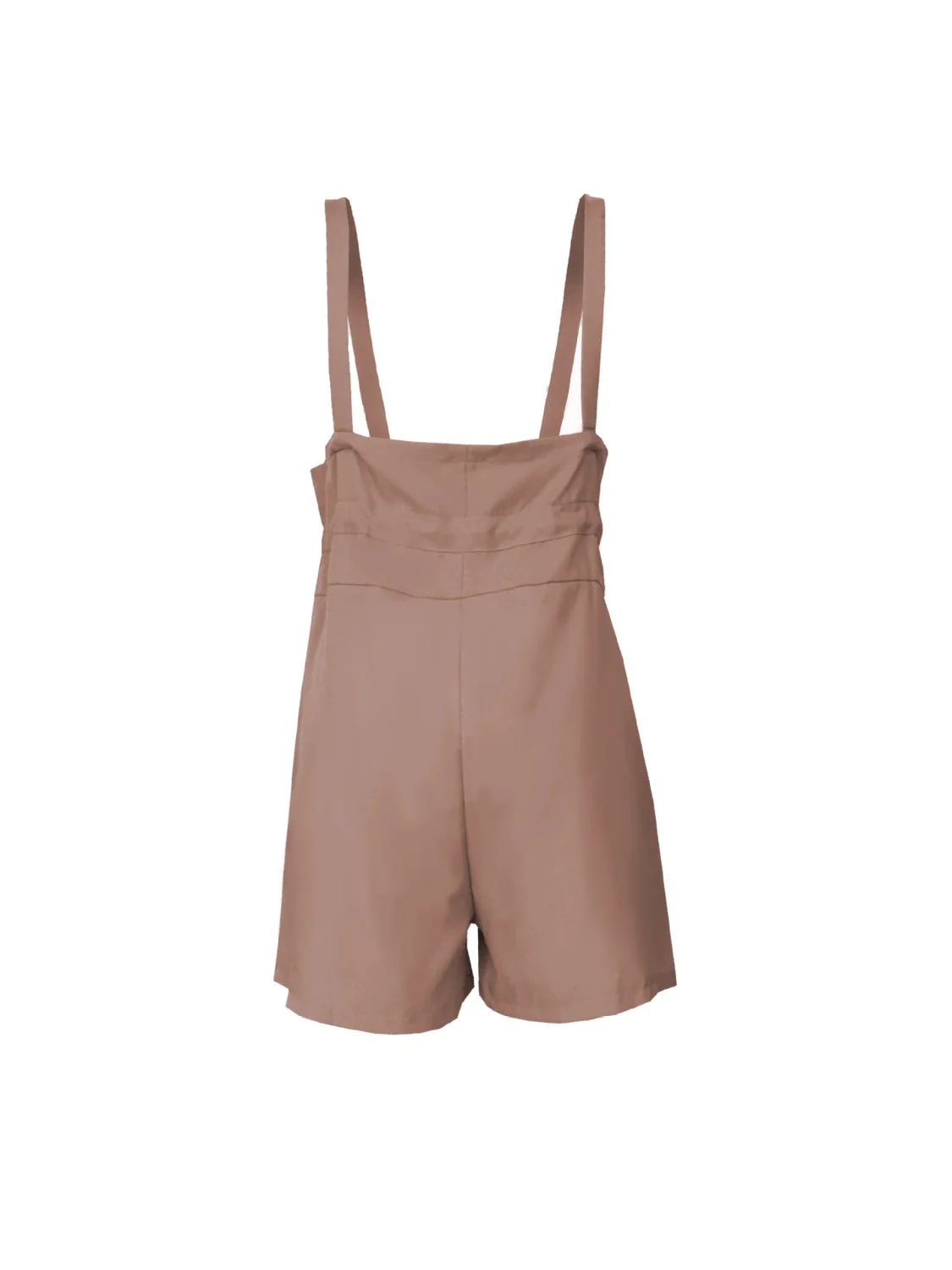 Drawstring Wide Strap Overalls with Pockets - Image 6