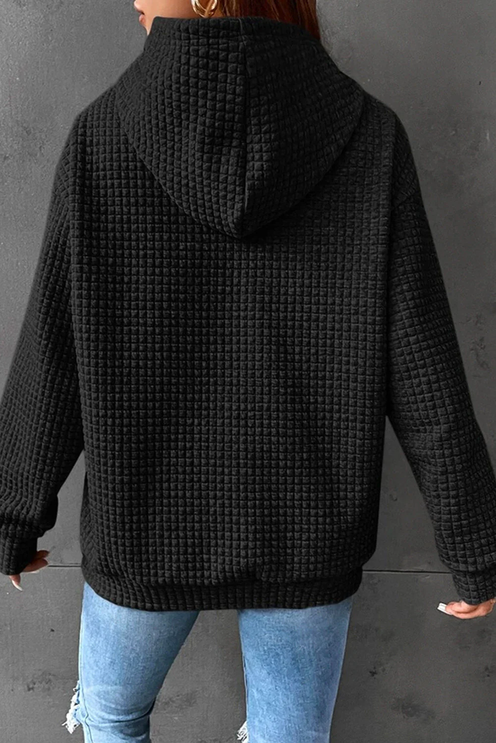 Dropped Shoulder Pocketed Hoodie - Image 14