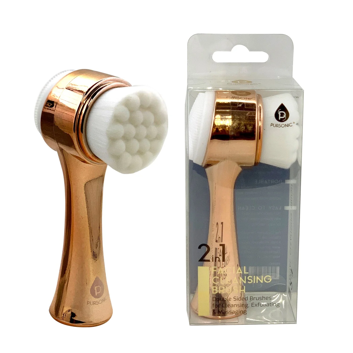 Dual Sided Facial Cleansing Brush by Pursonic - Image 3