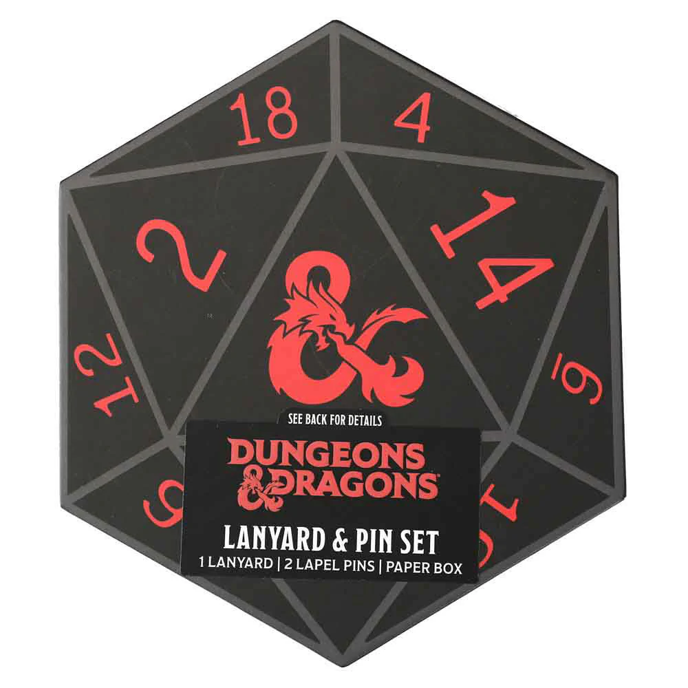 Dungeons & Dragons Lapel Pins & Lanyard Dice Box Set - Image 6