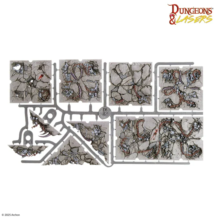 Dungeons & Lasers: Caves Series - Demonic Caves Pre-Painted Prismacast Terrain - Image 5