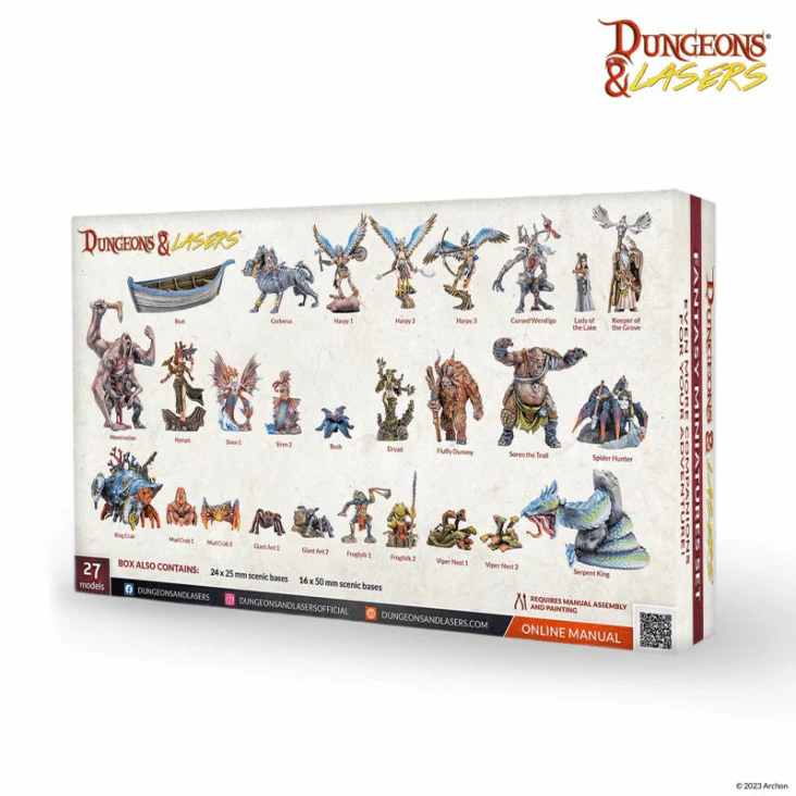 Dungeons & Lasers: Fantasy Miniatures Set - Image 2