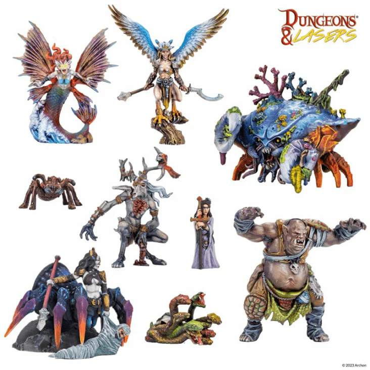 Dungeons & Lasers: Fantasy Miniatures Set - Image 4
