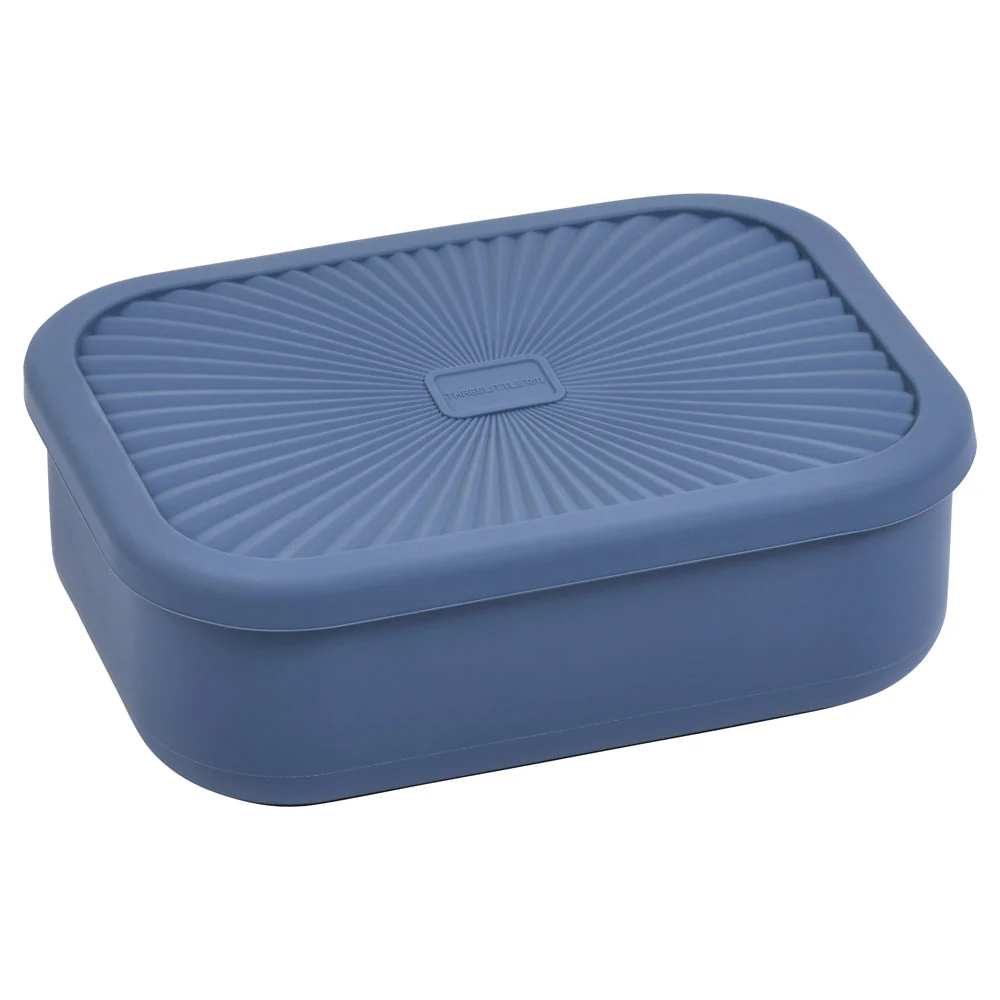 Dusty Blue Bento Lunch & Snack Box by Three Little Tots - Image 5