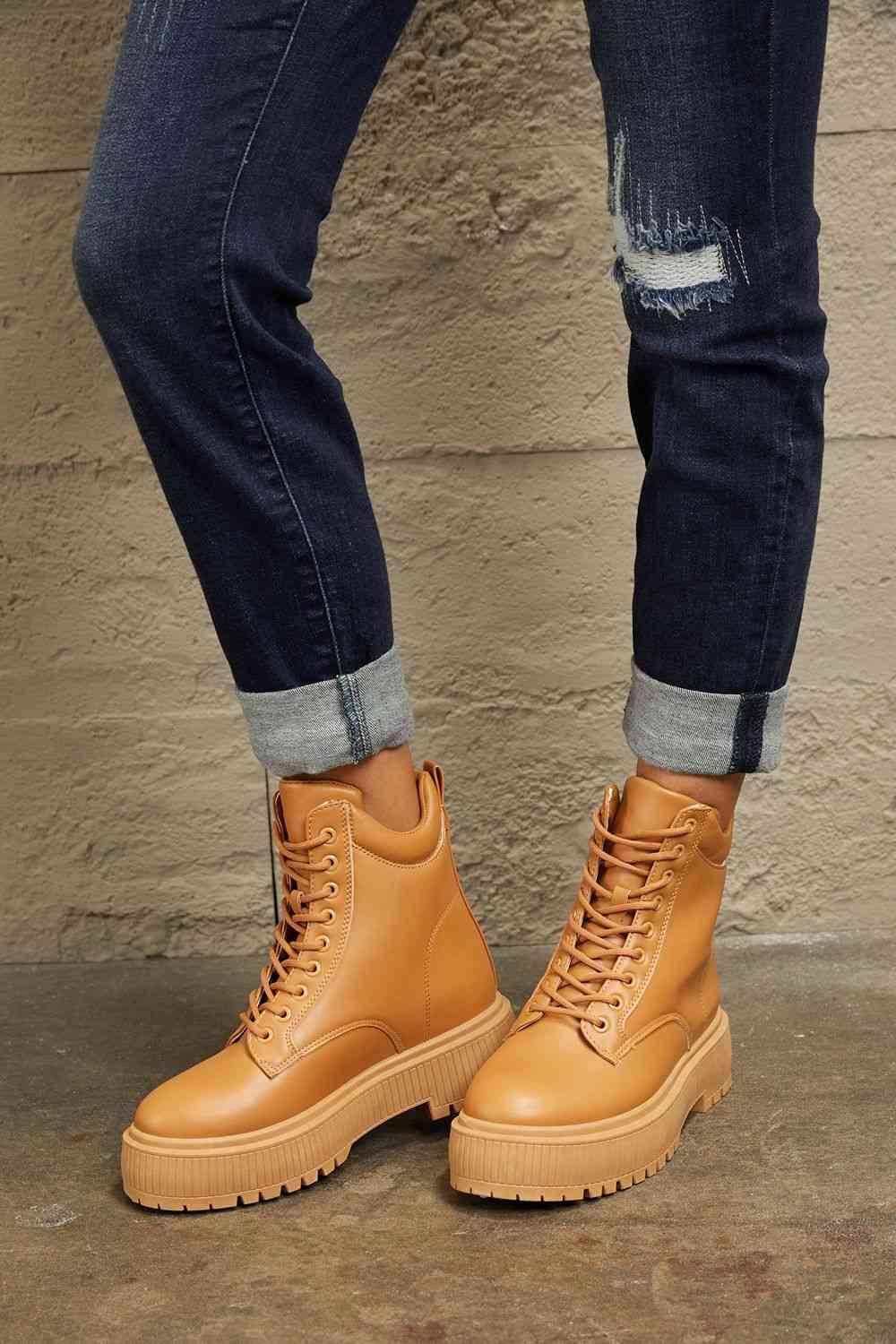 East Lion Corp Platform Combat Boots - Image 5