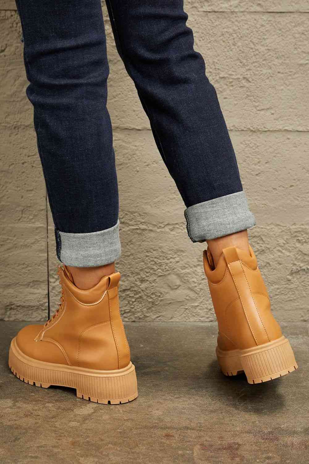 East Lion Corp Platform Combat Boots - Image 6