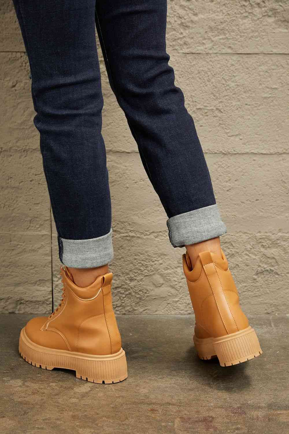 East Lion Corp Platform Combat Boots - Image 7
