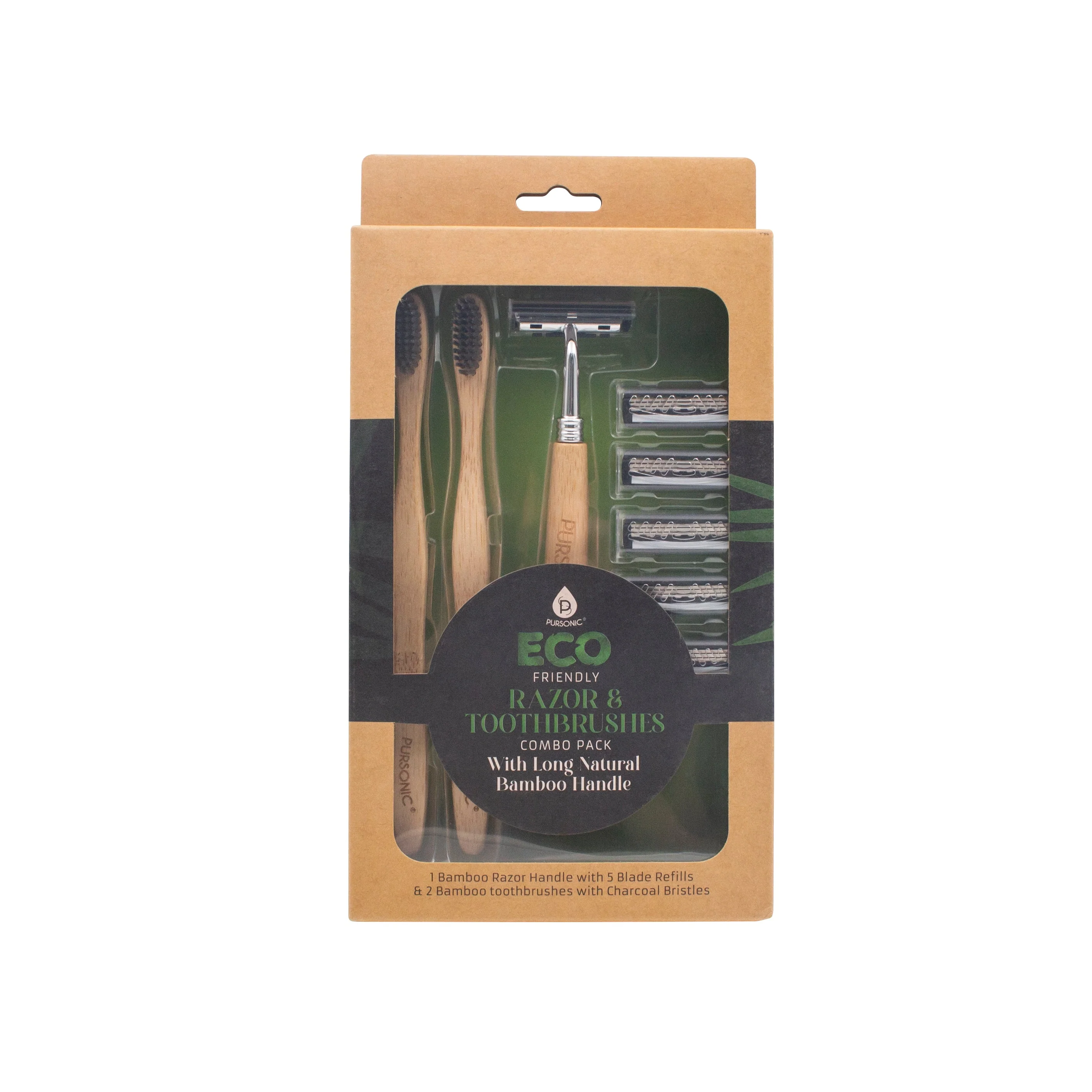 Eco Friendly Razor & Toothbrushes Combo Pack by Pursonic - Image 2