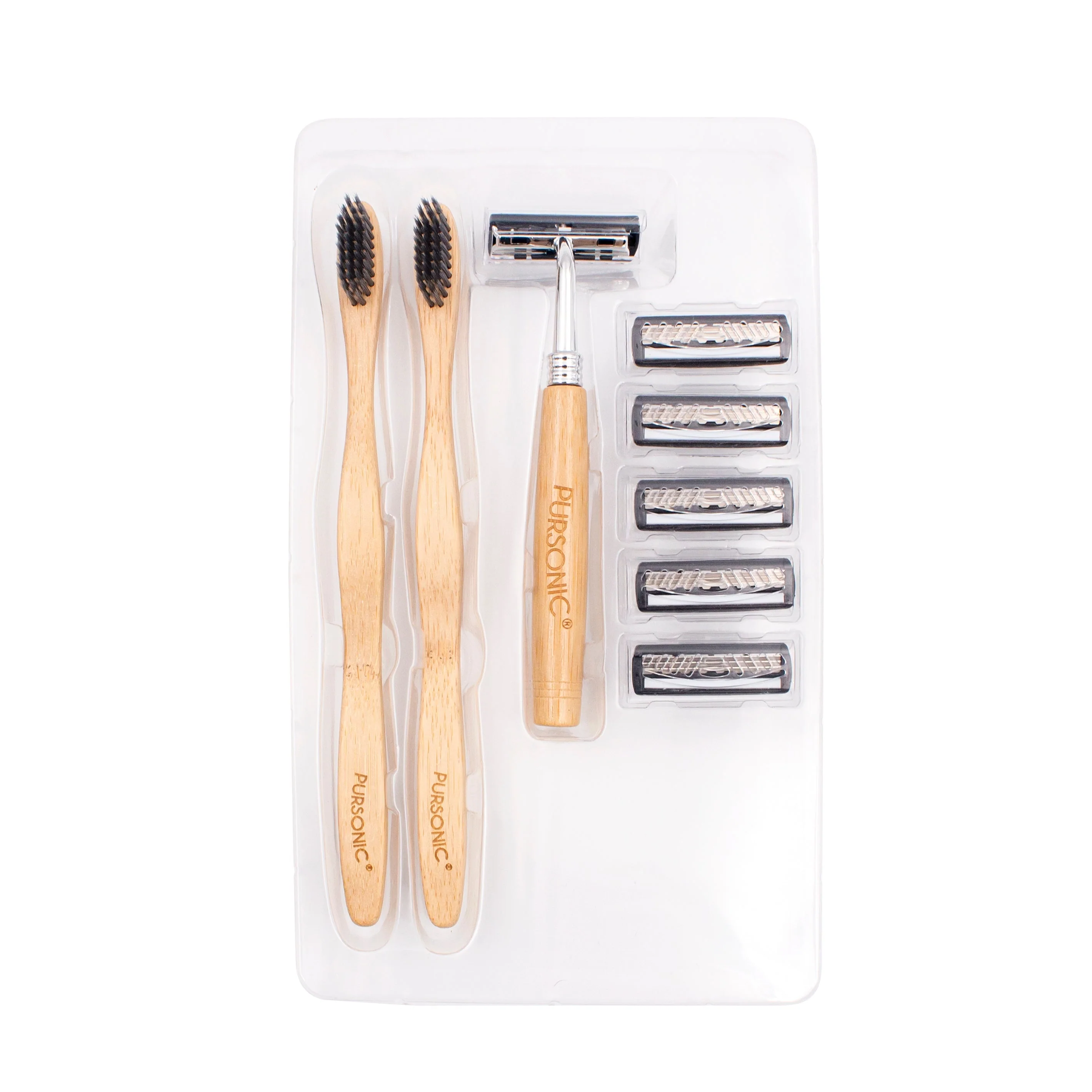 Eco Friendly Razor & Toothbrushes Combo Pack by Pursonic - Image 3