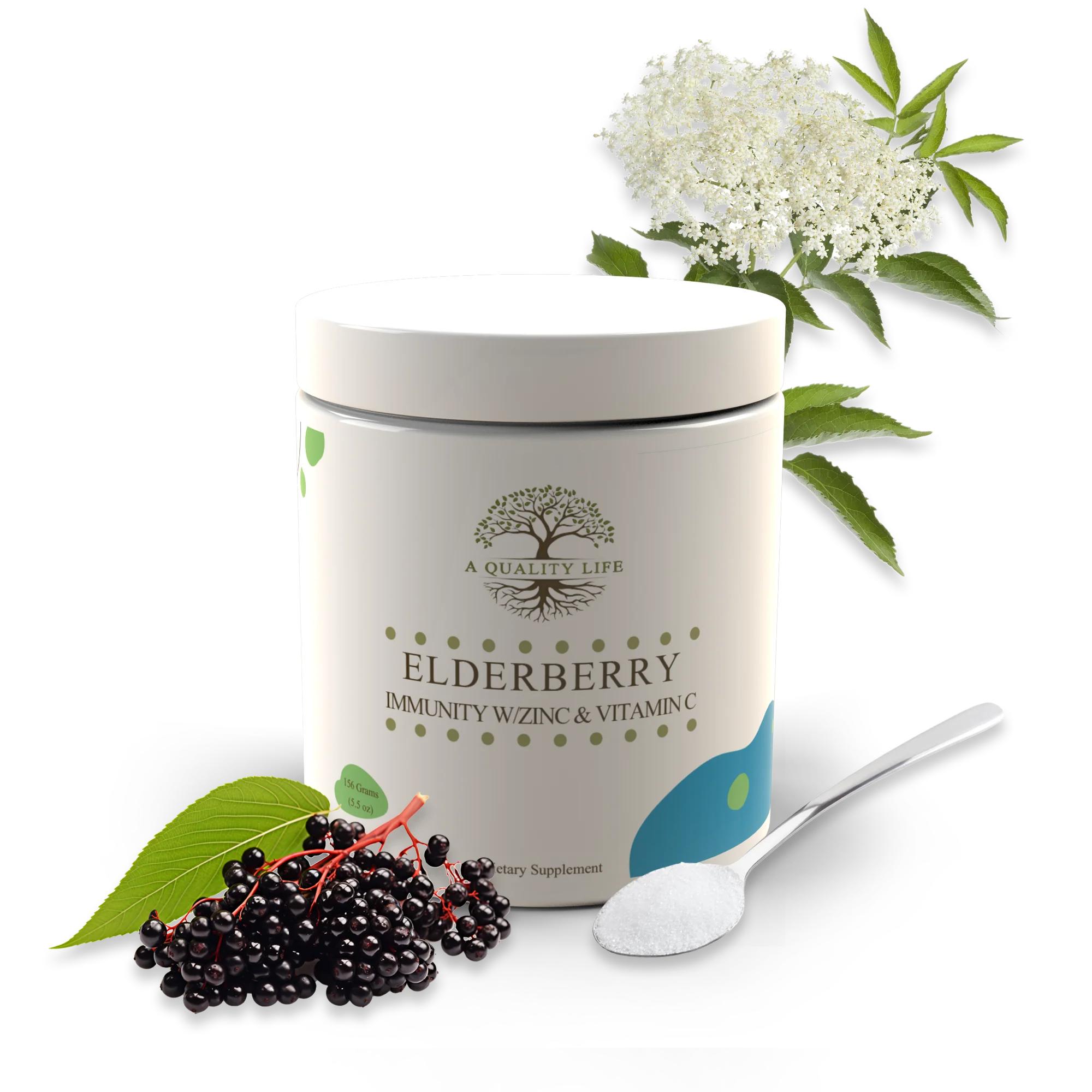 Elderberry, Zinc and Vitamin C Formula by A Quality Life Nutrition - Image 2