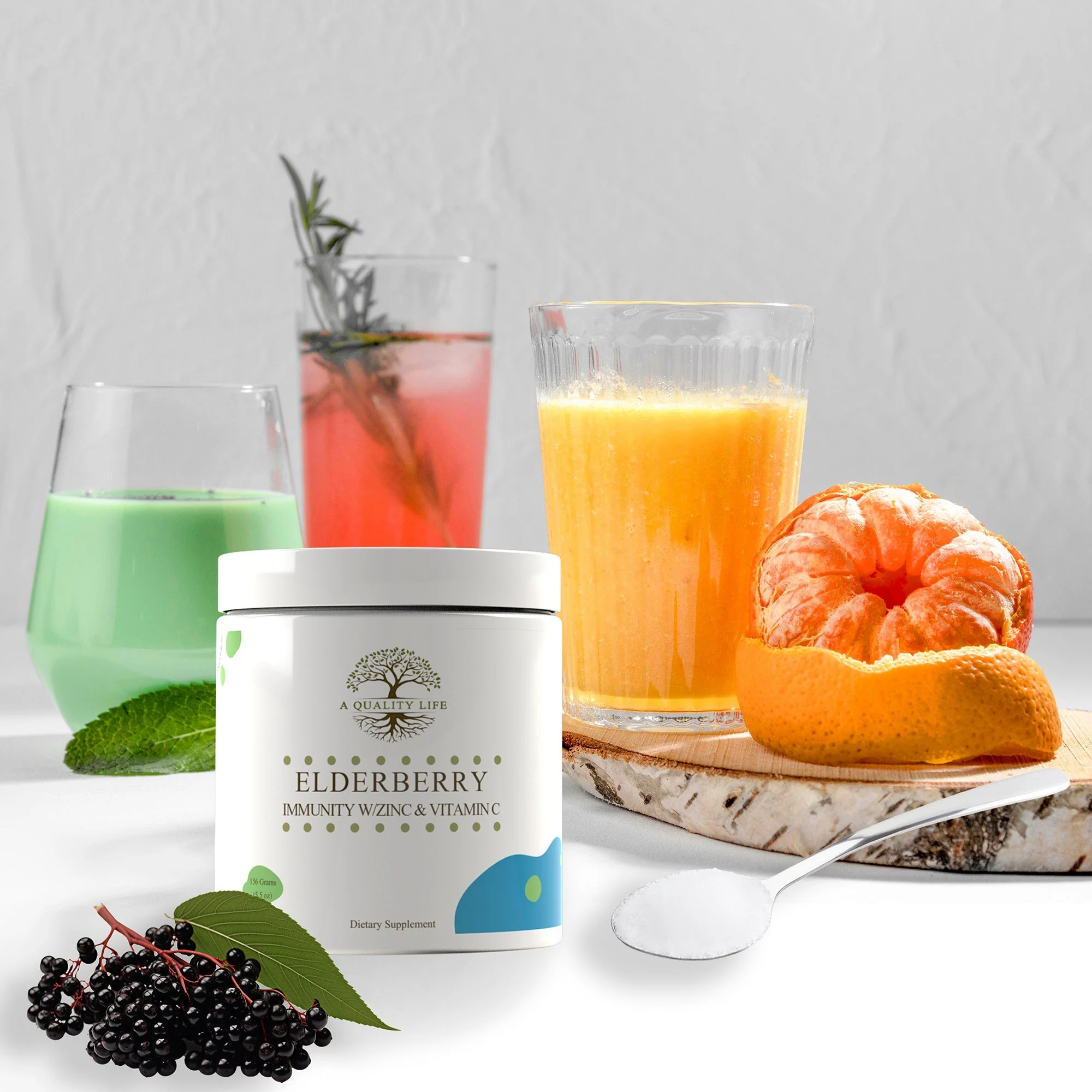 Elderberry, Zinc and Vitamin C Formula by A Quality Life Nutrition - Image 4