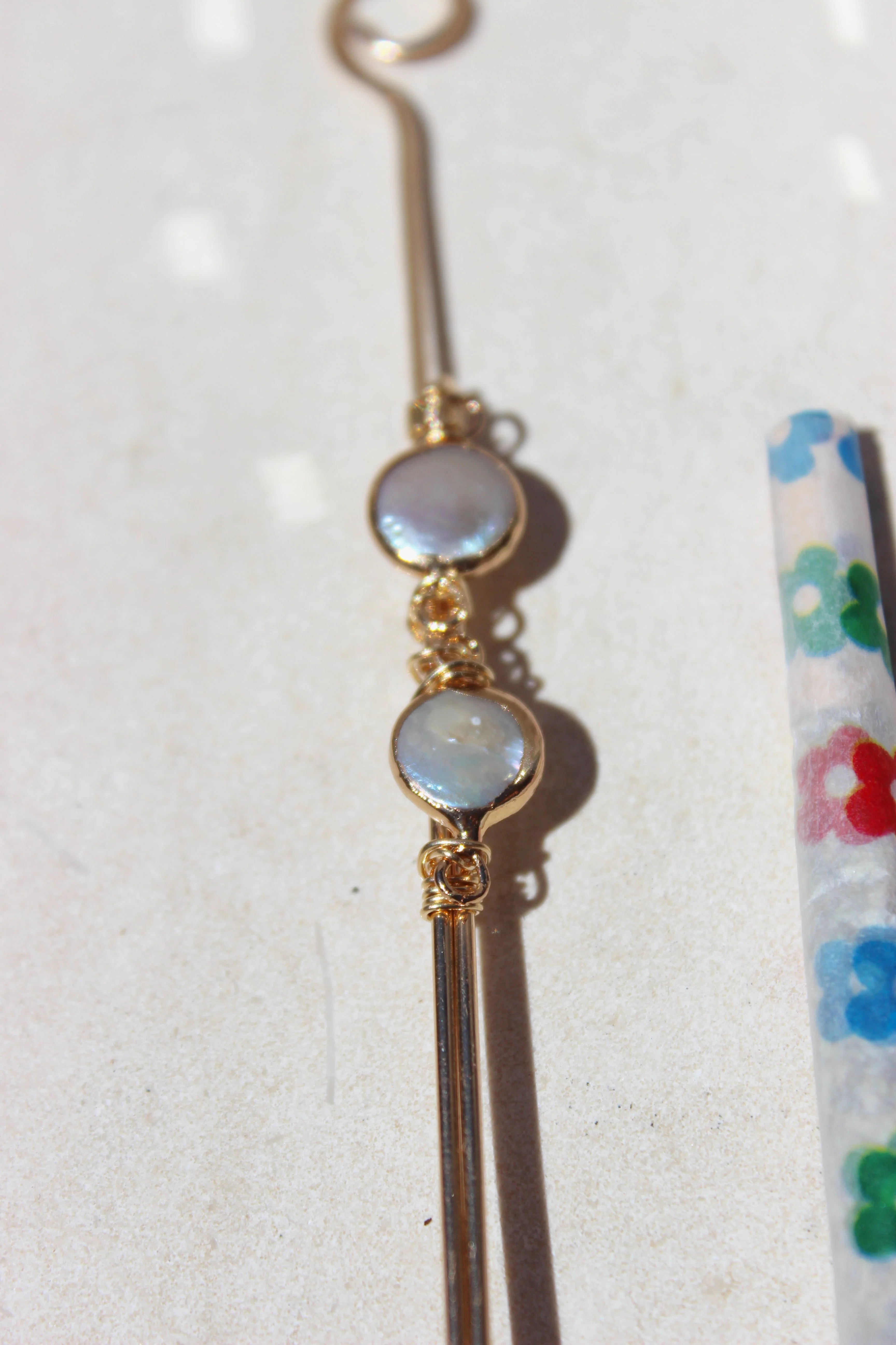 Eloise Baroque Pearl Joint Holder by Toasted Jewelry - Image 2