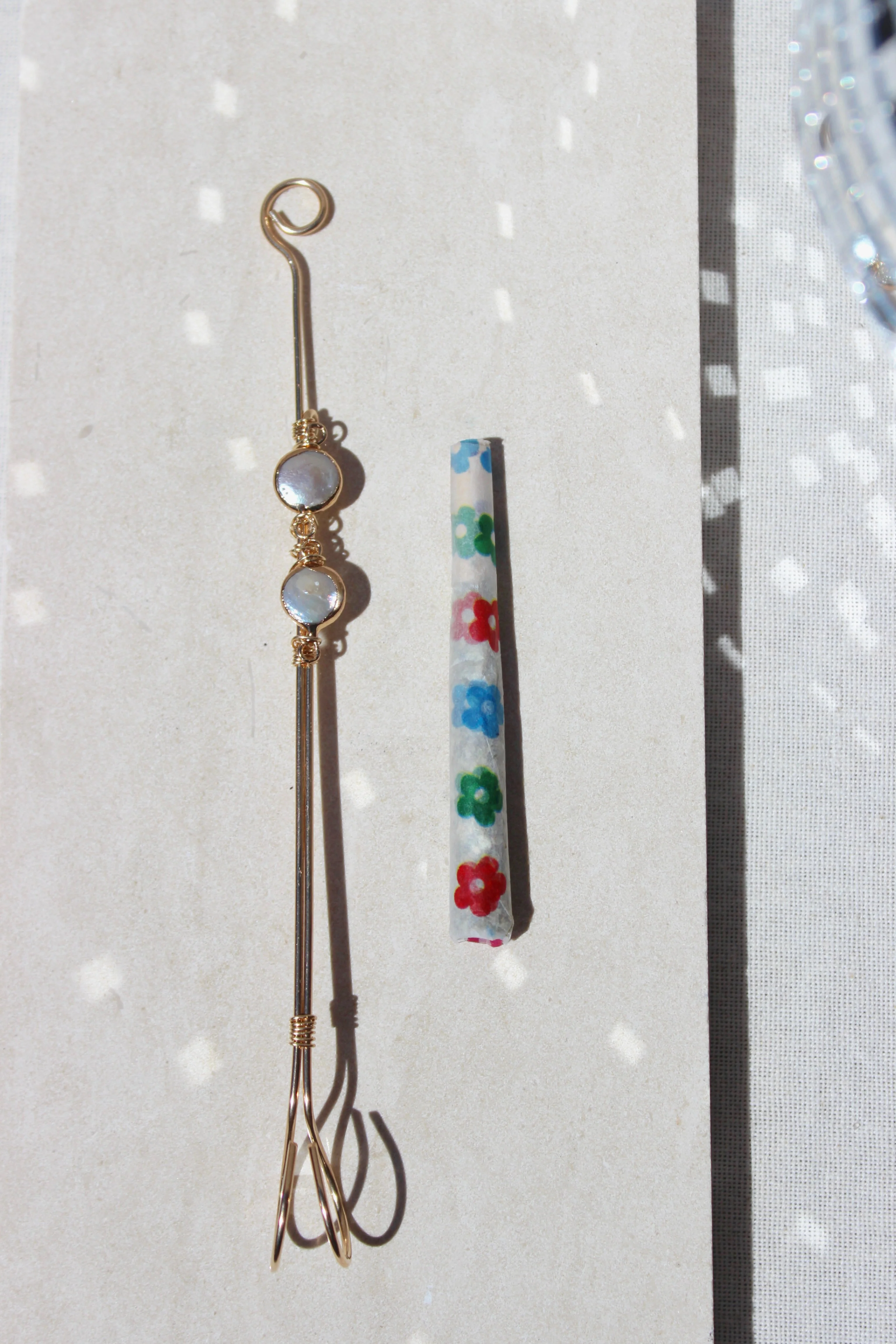 Eloise Baroque Pearl Joint Holder by Toasted Jewelry - Image 4