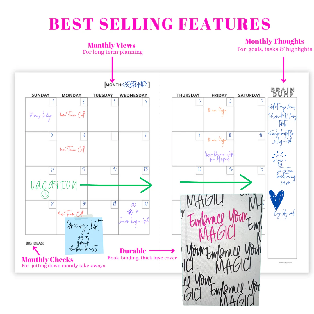 Embrace Your Magic :: Organized Chaos Planner by Effie's Paper - Image 3