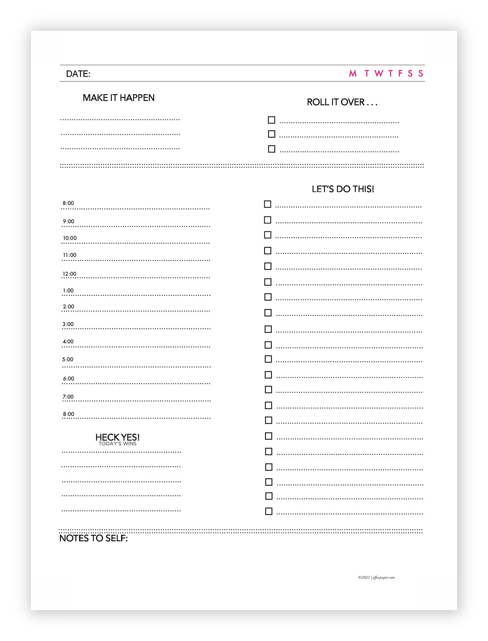 Embrace Your Magic :: Organized Chaos Planner by Effie's Paper - Image 6