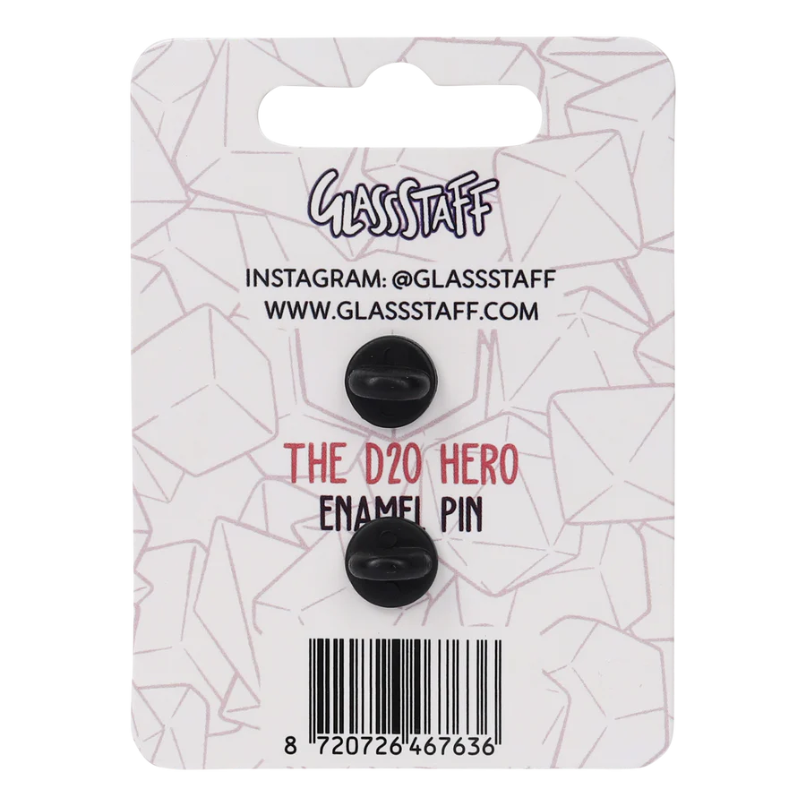 Enamel Pin: D20 Hero - Image 3