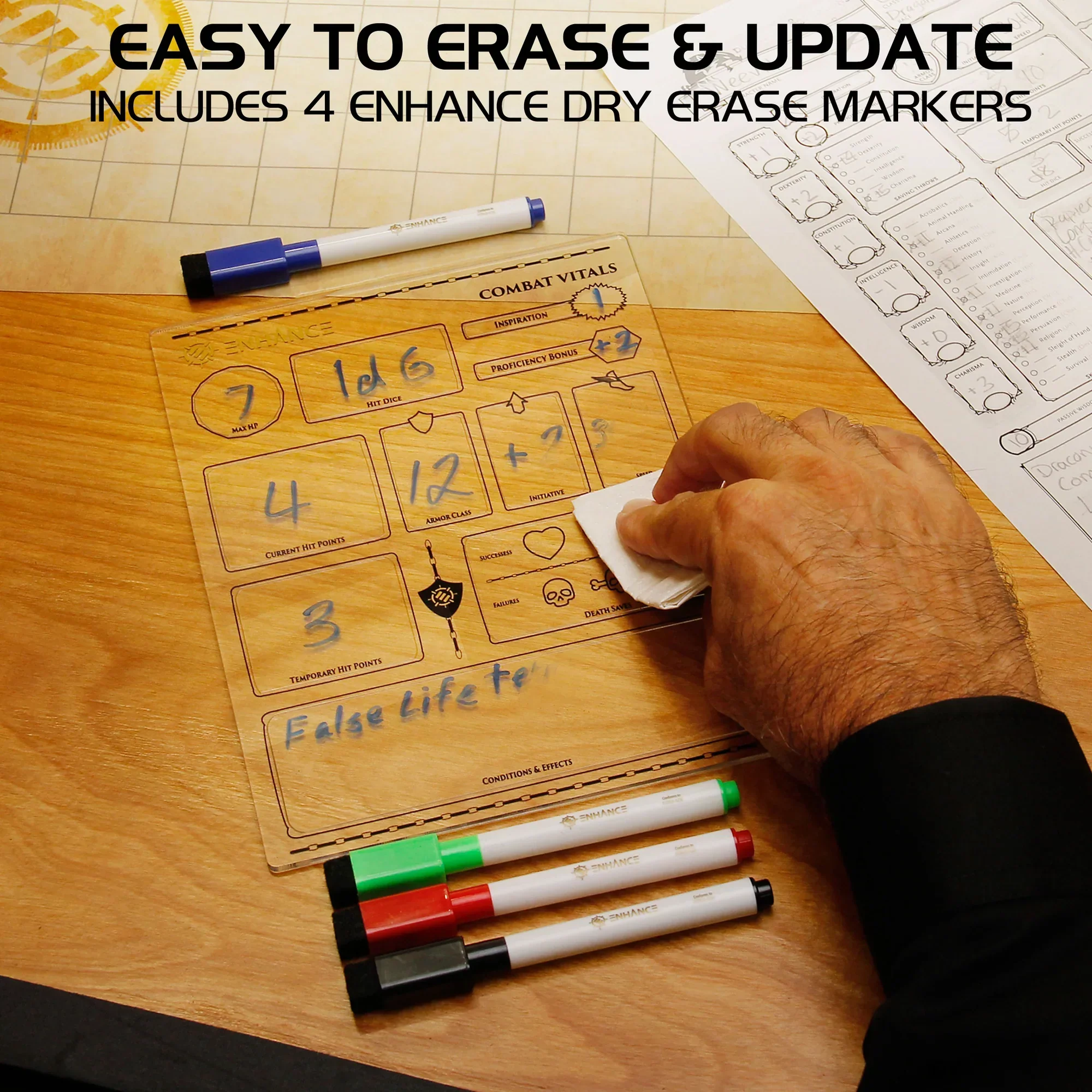 Enhance: Acrylic Character Sheet Set - Image 6
