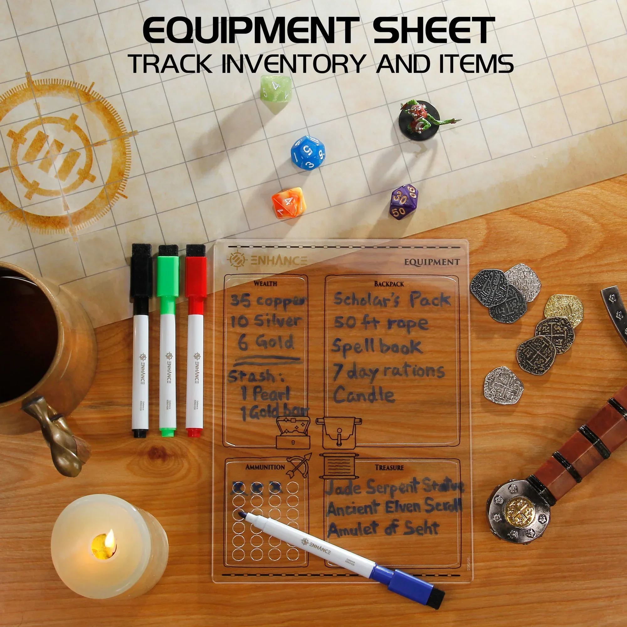 Enhance: Acrylic Character Sheet Set - Image 7