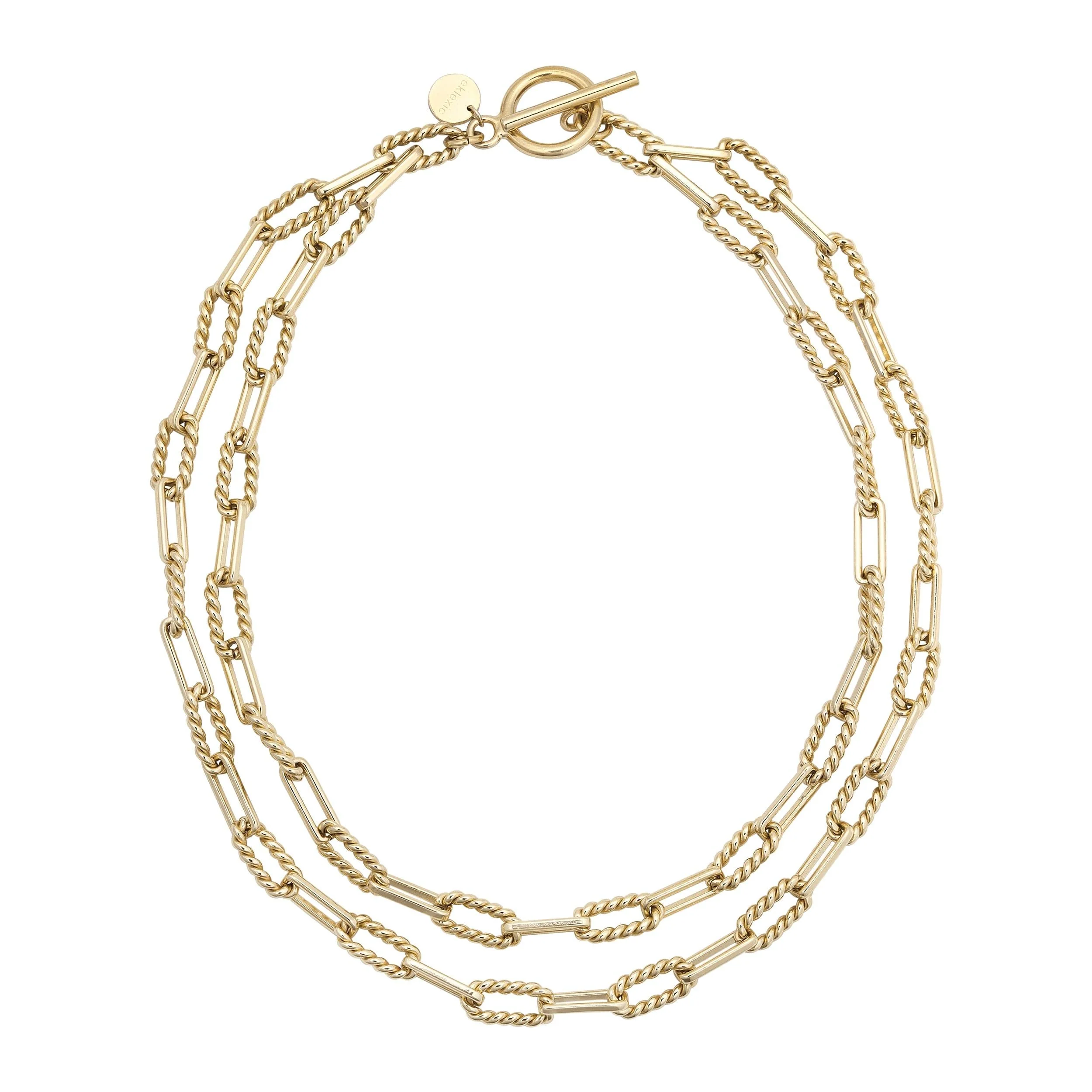 Enzo Double Layer Necklace by eklexic jewelry - Image 3