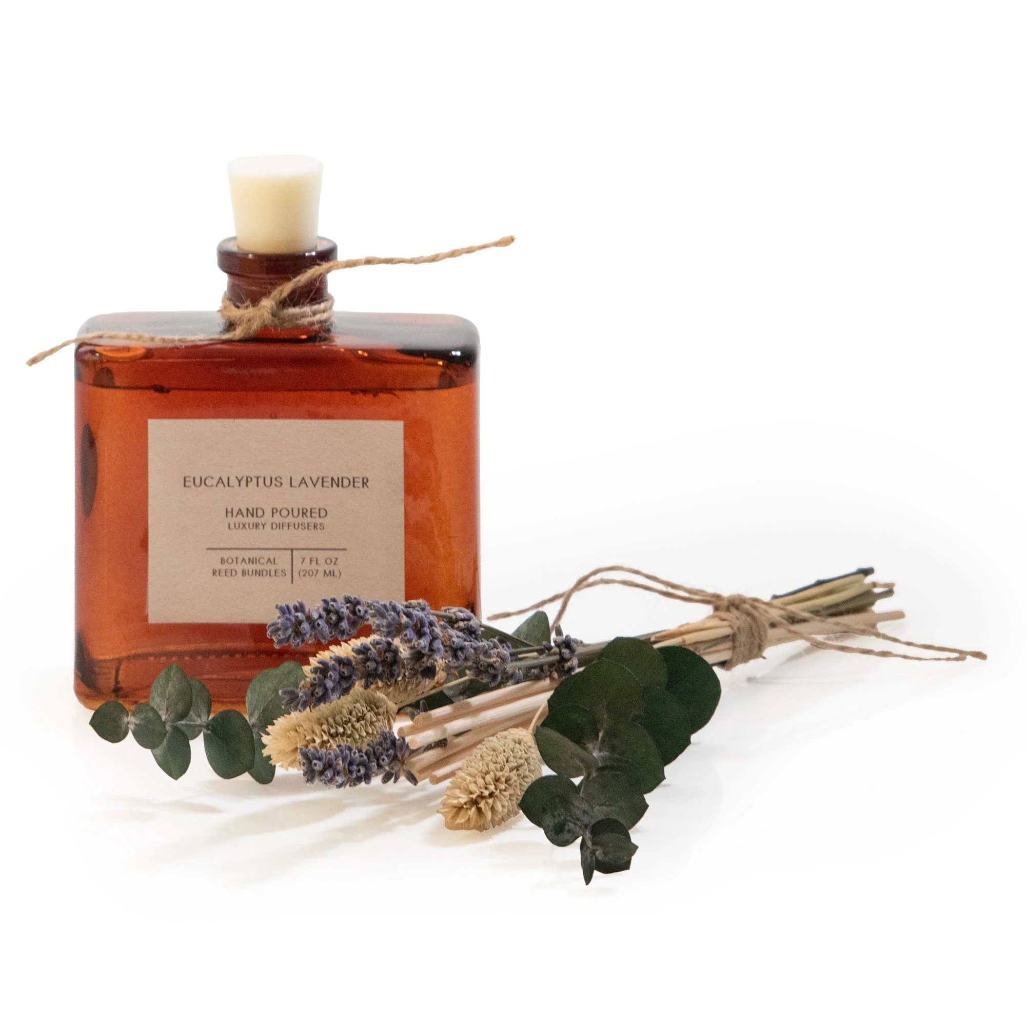 Eucalyptus Lavender Bouquet Reed Bundle Fragrance Diffuser by Andaluca Home - Image 4