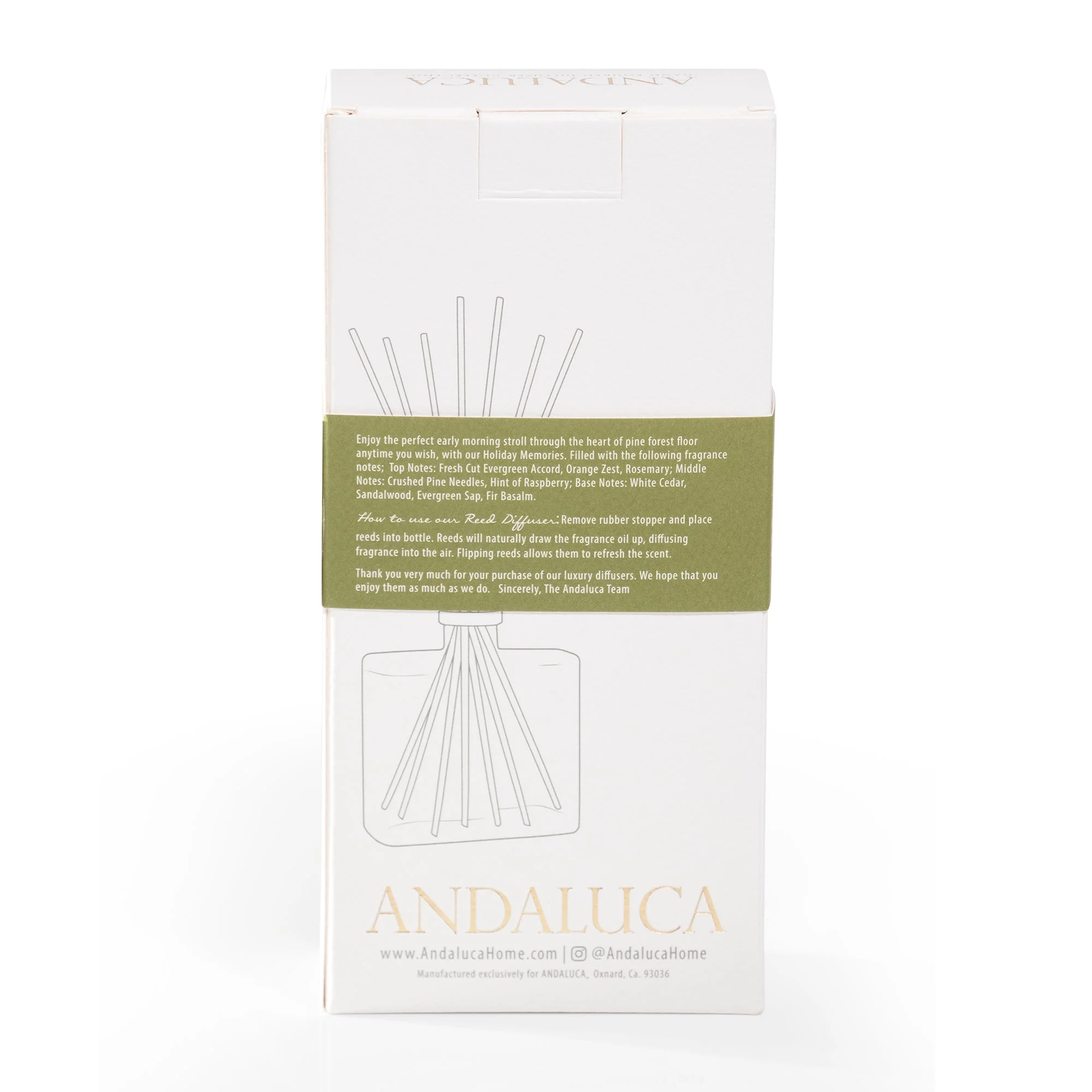 Evergreen Pine Reed Diffuser by Andaluca Home - Image 8