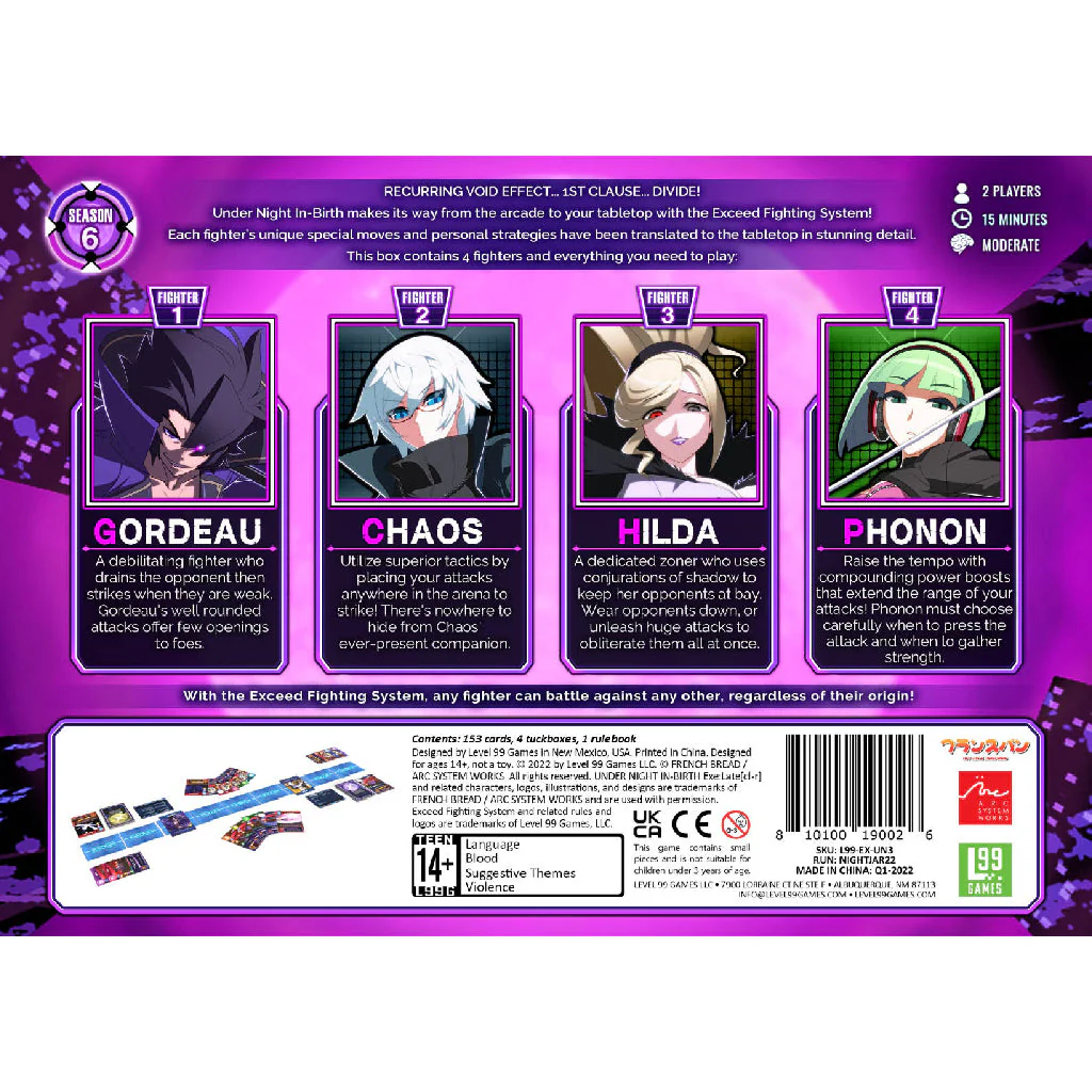 Exceed: Under Night In-Birth - Gordeau Box - Image 3
