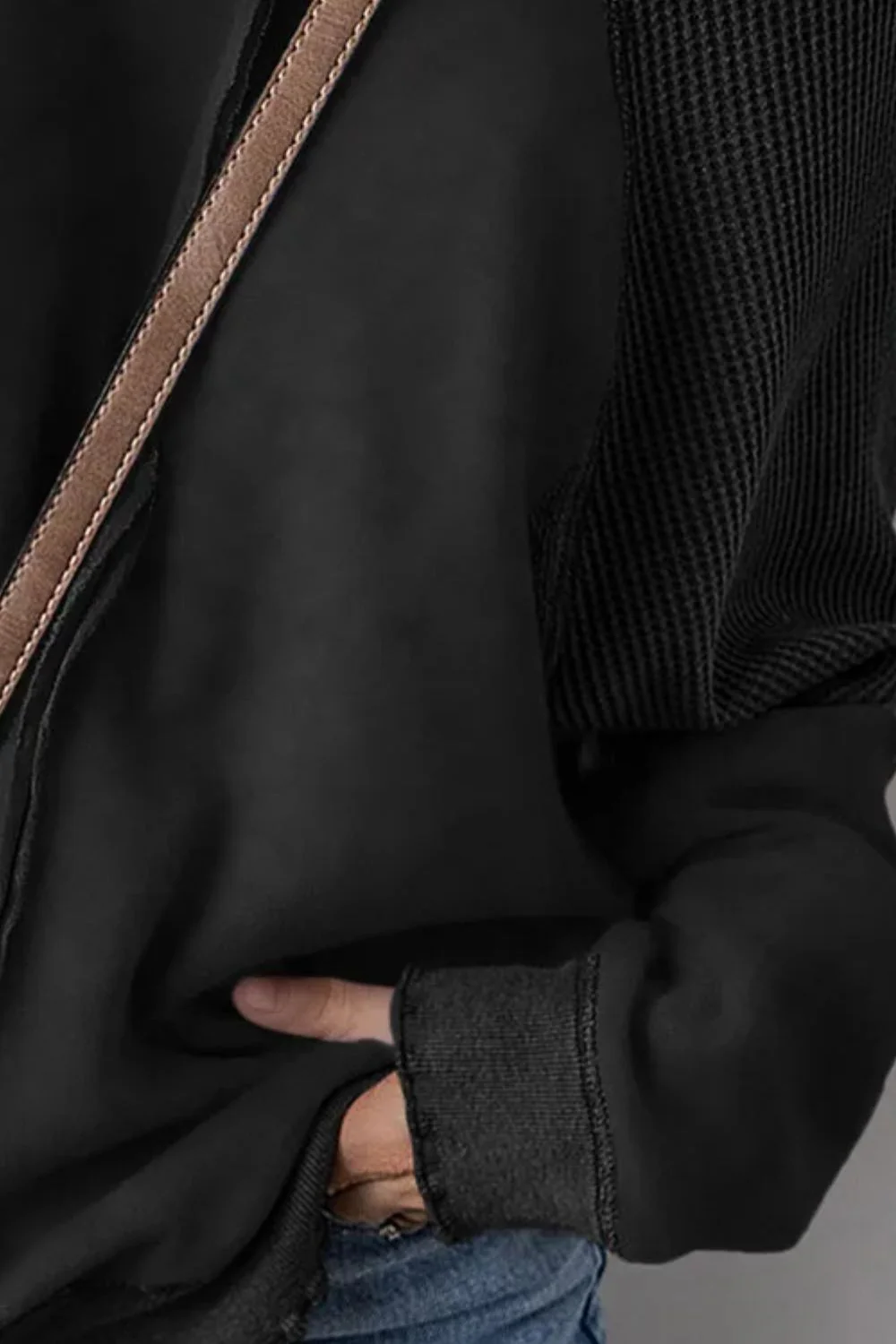 Exposed Seam Long Sleeve Sweatshirt - Image 6
