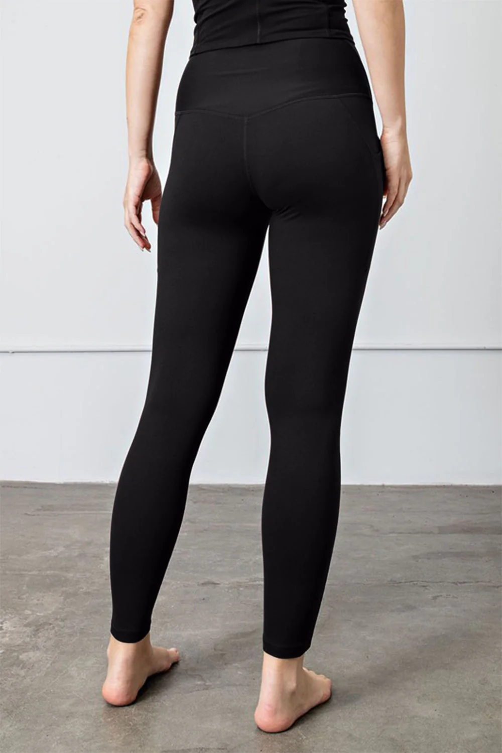 Faith Apparel High Waist Wide Waistband Leggings - Image 4
