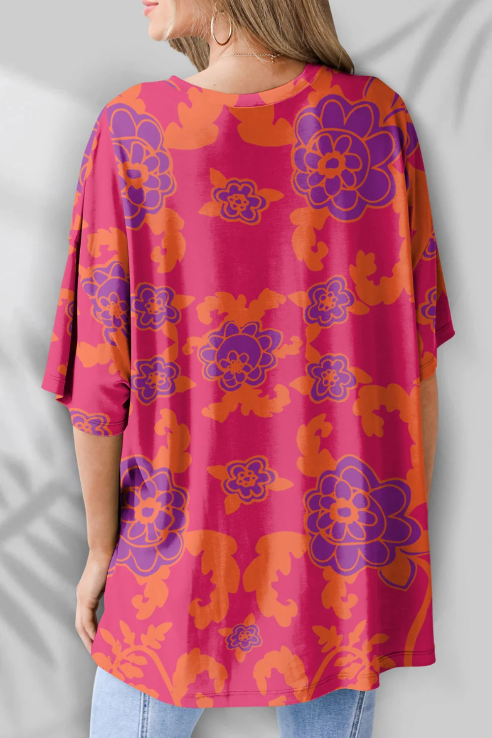 FAM-FAM Printed Round Neck Half Sleeve T-Shirt - Image 2