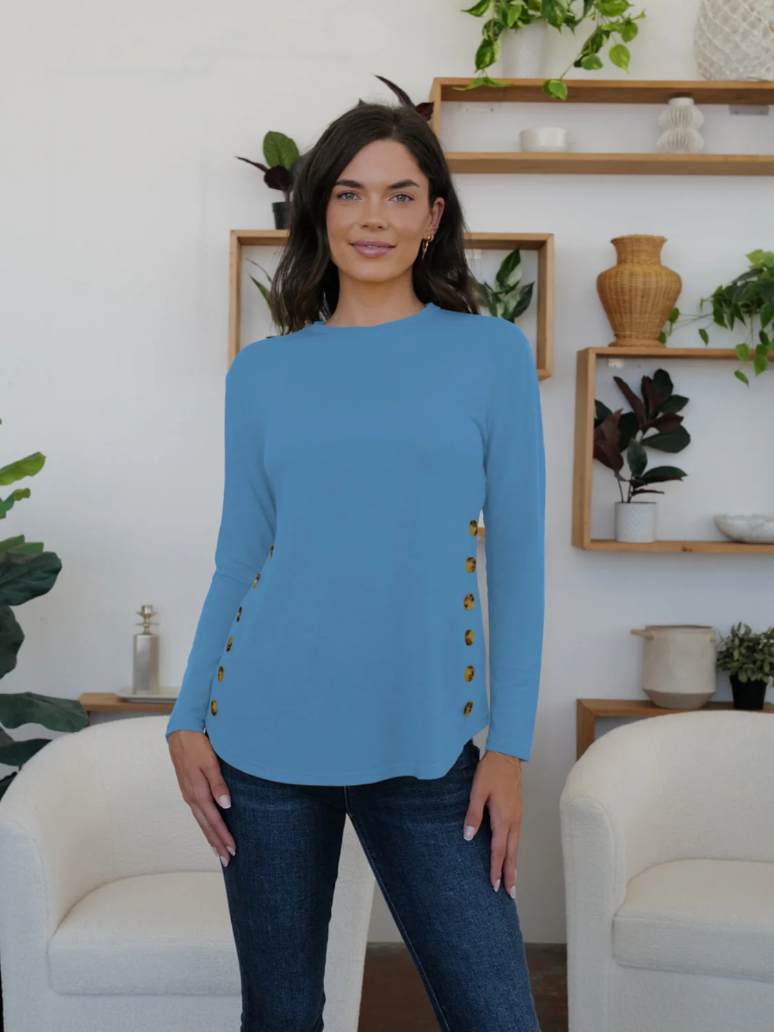 FAM-FAM Round Neck Long Sleeve T-Shirt - Image 10