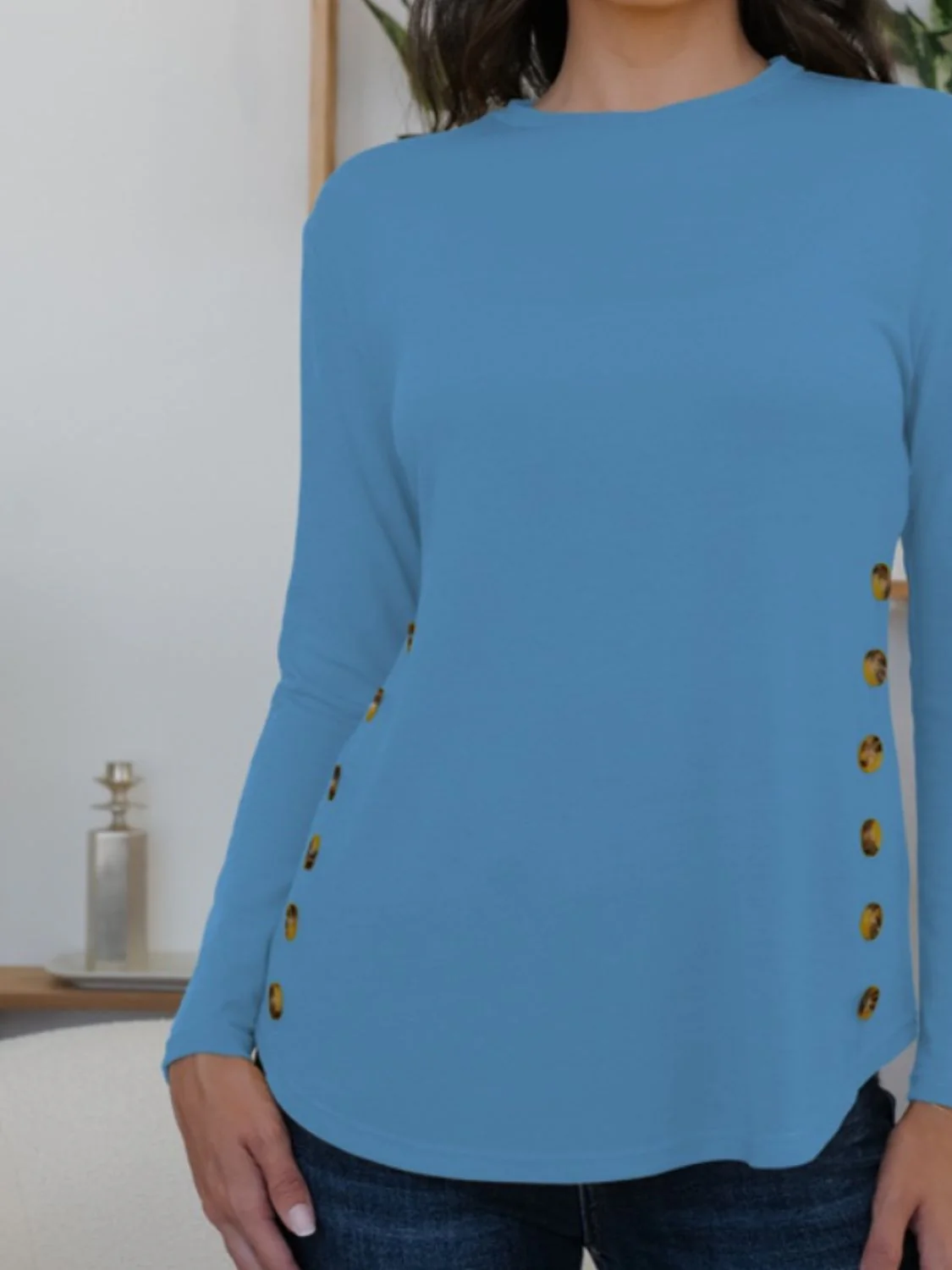 FAM-FAM Round Neck Long Sleeve T-Shirt - Image 12