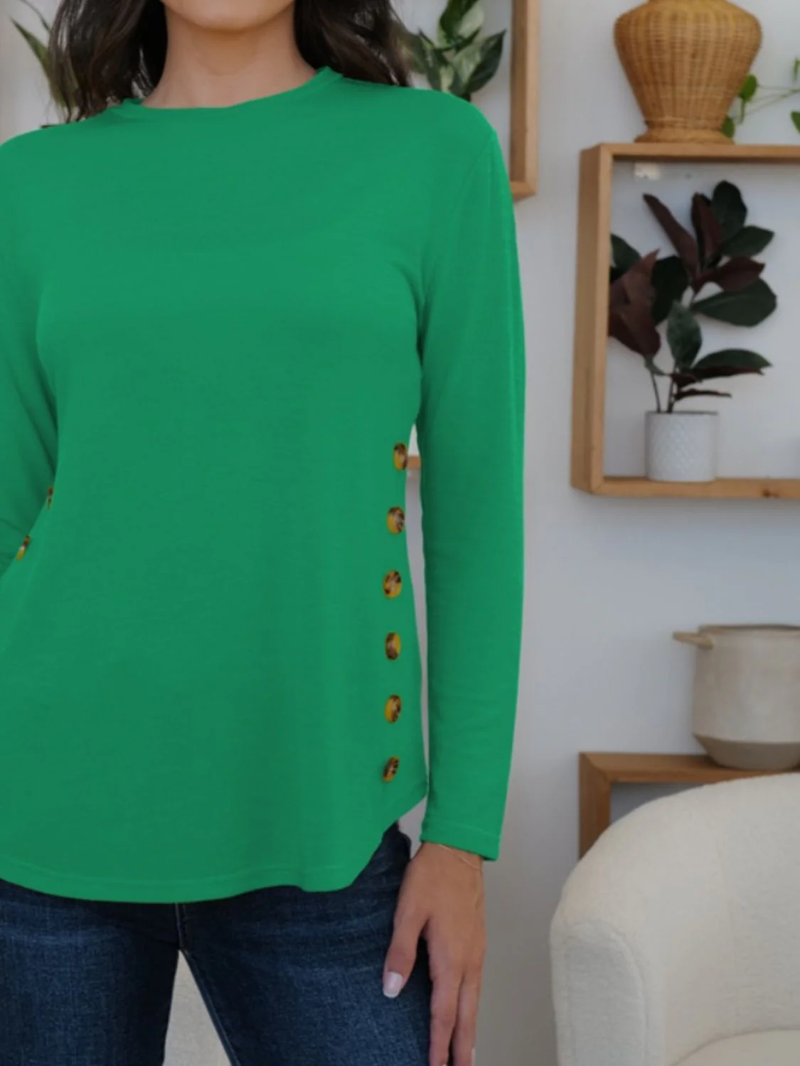 FAM-FAM Round Neck Long Sleeve T-Shirt - Image 15