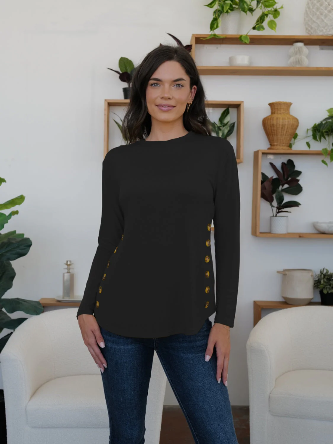 FAM-FAM Round Neck Long Sleeve T-Shirt - Image 16